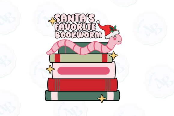 Christmas Bookish PNG: Festive Illustrations