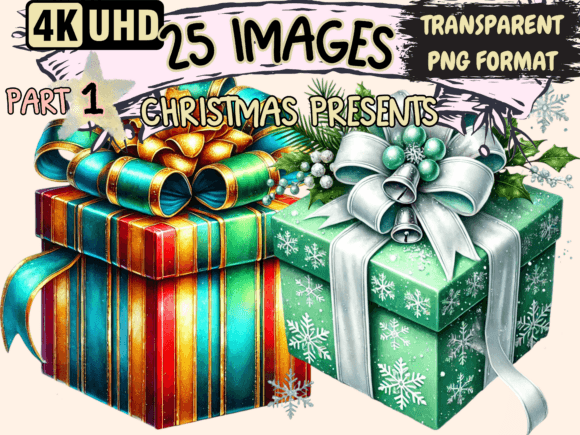 Christmas Presents Clipart P1: Illustrations Review