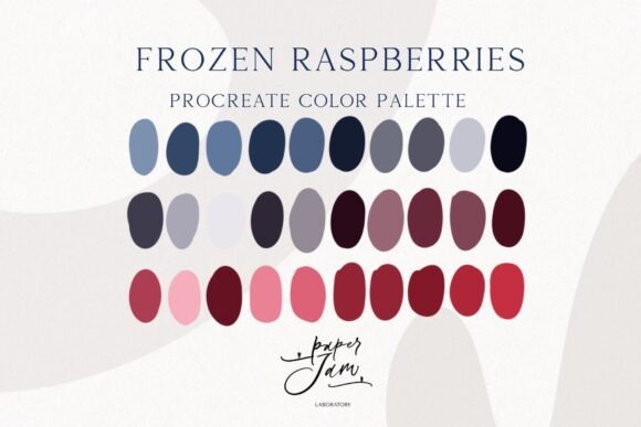 Christmas Procreate Color Palette: Illustrations