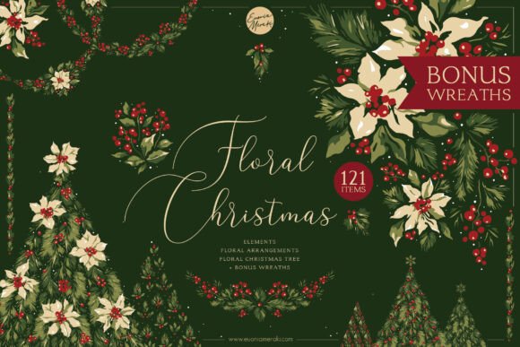 Floral Christmas Illustrations: A Brand Review