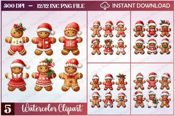 Gingerbread Men Christmas Clipart: Branding Review
