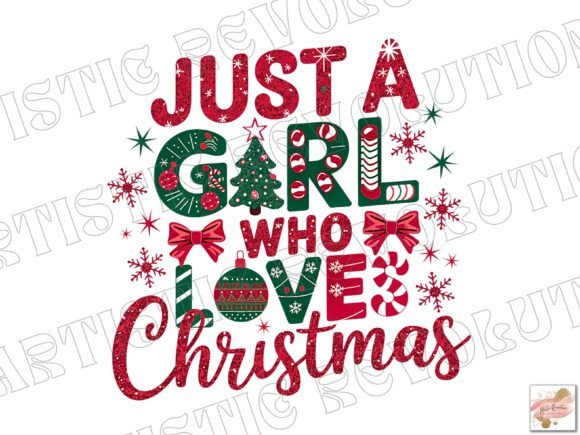 Girly Christmas Png: Festive Illustrations for Blogs