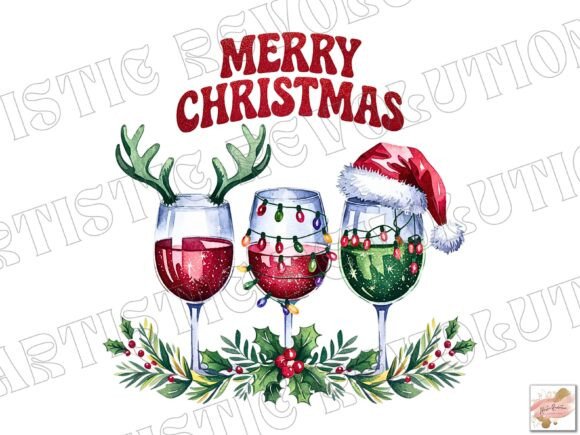 Merry Christmas Png: Festive Illustrations