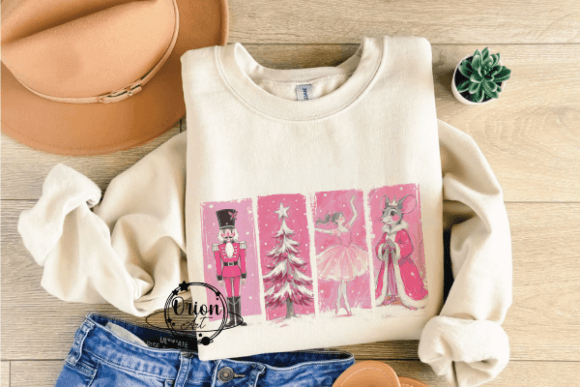 Retro Pink Nutcracker PNG: Bold Illustrations