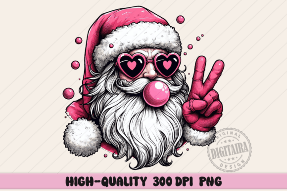 Retro Santa Illustrations for Festive Web Design
