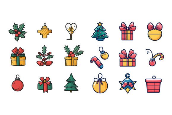 Review: Various Christmas Baubles Vector for Holiday Stitching