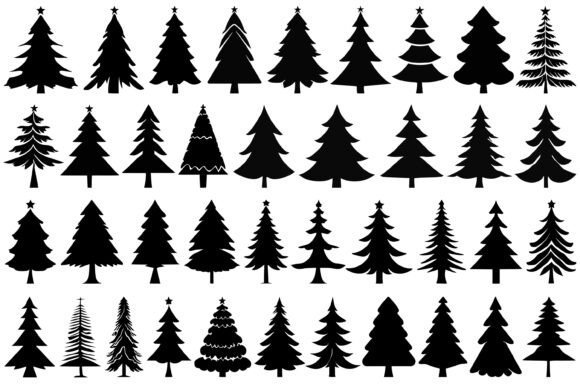 Reviewing the Christmas Tree Silhouette Vector