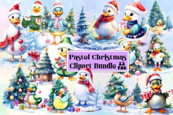 Reviewing the Pastel Christmas Clipart Bundle for Embroidery