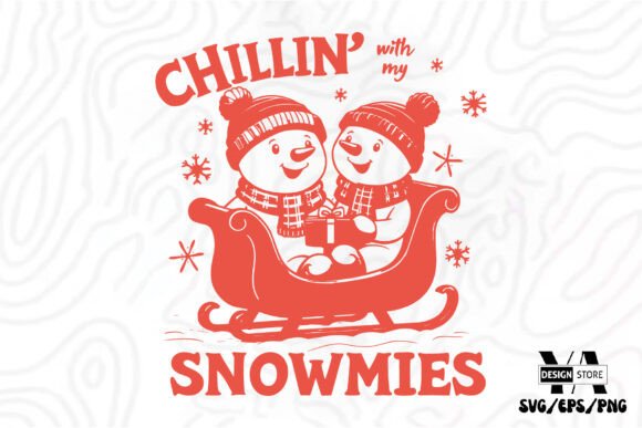 Vintage Christmas SVG, Snowman Illustrations Review